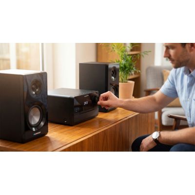 4. BLAUPUNKT MS49DAB Micro Hi-Fi System, black