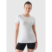 Women's cotton slim T-shirt 4F 4FWMM00TTSHF2255-27M