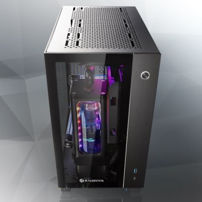 10. RAIJINTEK PAEAN Mini Mini Tower Black