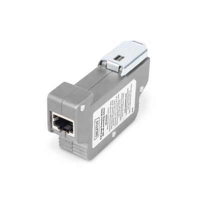 Digitus PoE Surge Protector (RJ45), DIN rail mount, for indoor use