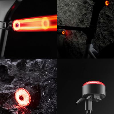 7. Wozinsky WIS-02 Waterproof Smart Tail Light 1pc - Black