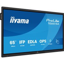 iiyama TE6515A-B2AG signage display Kiosk 163.8 cm (64.5") Wi-Fi 550 cd/m2 4K Ultra HD Black Touchscreen Built-in processor Android 24/7