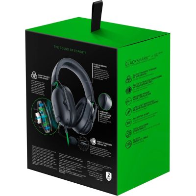 13. Razer BlackShark V2 X Gaming Headset, Black