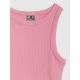 7. Women's slim ribbed knit top 4F 4FRAW25TSLEF310-56S