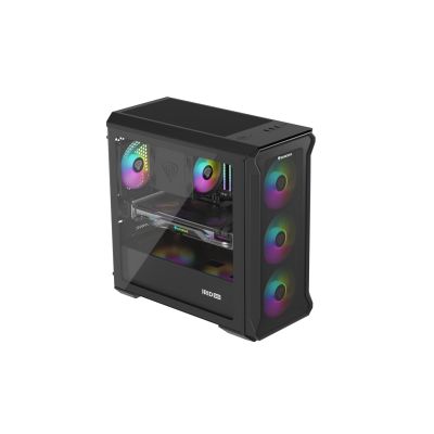 28. NATEC Genesis Irid 503 ARGB NPC-1559 Case (Micro ATX. Mini ITX; Black)