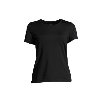 7. CASALL Essential Mesh Detail Tee Black