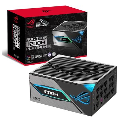 15. ASUS ROG -THOR-1200P3-GAMING-E Power Supply Unit 1200 W 24-pin ATX Black