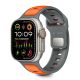 Tech-Protect IconBand Line Strap for Apple Watch 44 / 45 / 46 / 49 mm - Gray-Orange