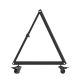21. Maclean TV trolley/floor stand, 37-80", max. VESA 800x400, max. 75kg, mobile, wheel lock, MC-183