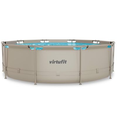2. VIRTUFIT ROUND POOL 366 CM WITH FILTER PUMP BEIGE