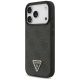 2. Guess Leather 4G Triangle Strass MagSafe Case for iPhone 17 Pro - Black