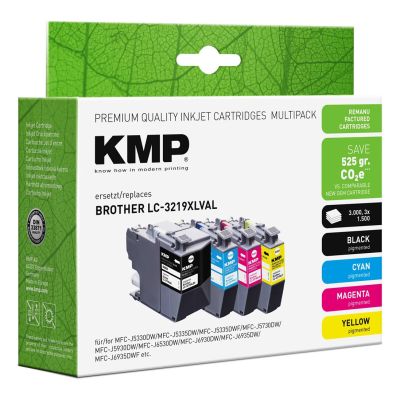 2. KMP 1537.4005 ink cartridge 4 pcs. Replacement Black, Cyan, Magenta, Yellow