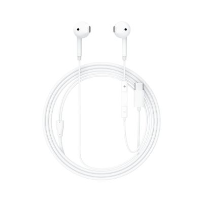 Acefast L13 In-Ear Wired Headphones with USB-C Microphone - White