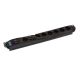 Bachmann 19" ALU 1U SS power strip, 8-way 35, grey, 2.0 m, without switch