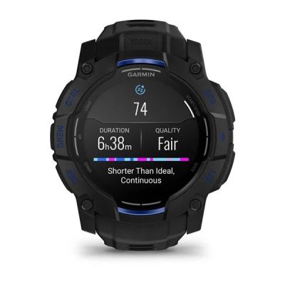 7. Garmin Instinct 3 3.3 cm (1.3") AMOLED 45 mm Digital 416 x 416 px Black GPS