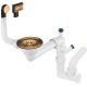 Siphon for a single-bowl sink - Space-Saver