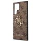 6. Guess 4G Big Metal Logo Case for Samsung Galaxy S22 Ultra - Brown