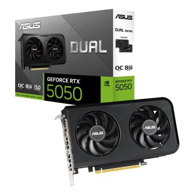 10. graphics card ASUS DUAL RTX 5050 8GB OC