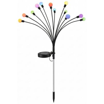 3. SOLAR LAMP DANCING IN THE WIND, COLORFUL BALLS, 12 LEDS, 72CM