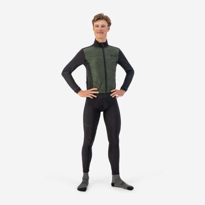 3. Rogelli WADDED II winter jacket green-black S