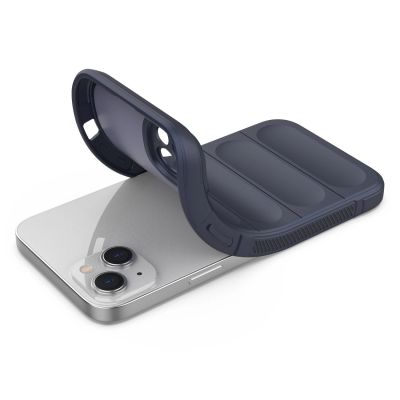 7. Magic Shield Case case for iPhone 14 Plus flexible armored dark blue cover
