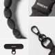 3. Ringke Holder & Puffer Hand Strap Phone Lanyard - Black