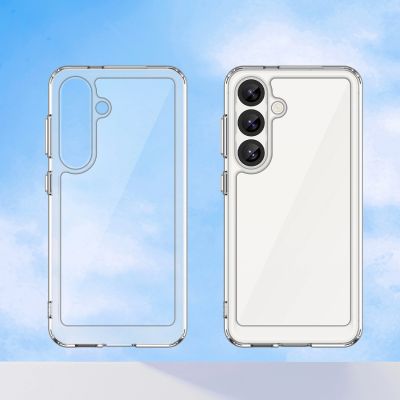 7. Outer Space Case with Gel Frame for Nothing Phone (3a) - Clear