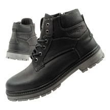 Wrangler Allan Mid men's boots, Chelsea boots, elegant leather, black