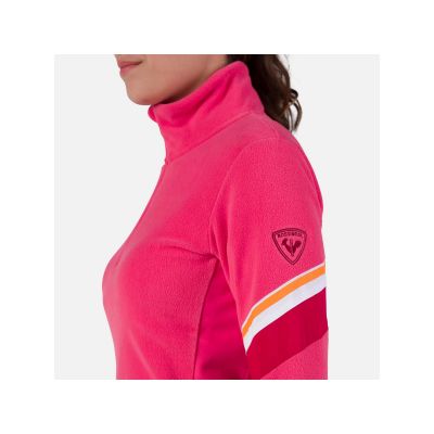 3. Rossignol W Strawpile Fleece Hz Pink Sweatshirt