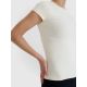 3. Women's quick-drying yoga and pilates t-shirt 4F 4FWSS25TFTSF1270-11S