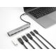 3. DeLOCK 6-port USB hub with 4 x USB Type-A female and 2 x USB Type-C female
