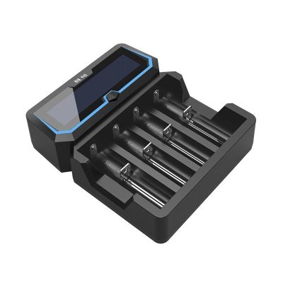 2. XTAR CHARGER FOR CYLINDRICAL LI-ION 18650 BATTERIES COMPATIBLE WITH PROTECTED CELLS 20700/21700 X4