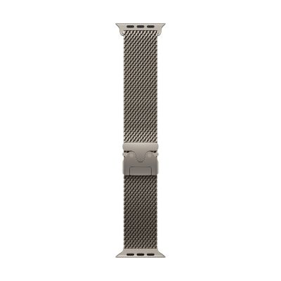 2. Apple Watch 49mm Natural Titanium Milanese Loop - Medium