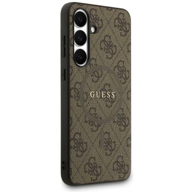 4. Guess 4G Ring Classic Logo MagSafe case for Samsung Galaxy S25 FE - brown
