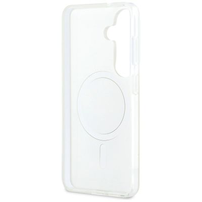 6. Karl Lagerfeld IML Peekaboo Karl&Choupette MagSafe Case for Samsung Galaxy S26 Plus - Transparent