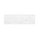 NATEC TANG US wireless keyboard, BT + 2.4 GHz, quiet, slim, white