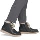 6. Women's leather ankle boots, black Rieker 71100-00