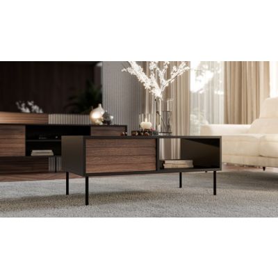 3. CORTINA Coffee Table 100x55x45 black/walnut