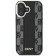 3. DKNY Checkered Pattern Magsafe iPhone 16 Case - Black