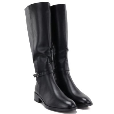 4. Women’s Black Officer Boots Potocki SZ12862