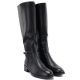 4. Women’s Black Officer Boots Potocki SZ12862