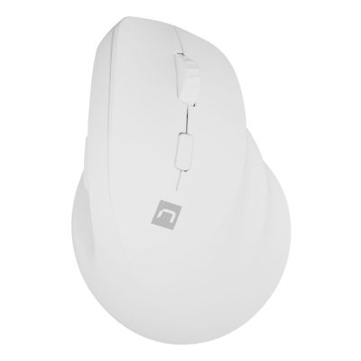 NATEC CRAKE 2 VERTICAL MOUSE WIRELESS 2400DPI BT 5.2 + 2.4GHZ WHITE