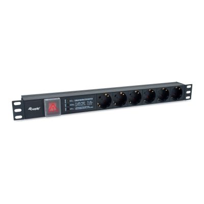 Equip 333317 PDU power distribution unit 6 x network socket 1U