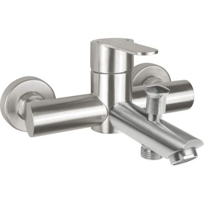 Wall-mounted bathtub faucet