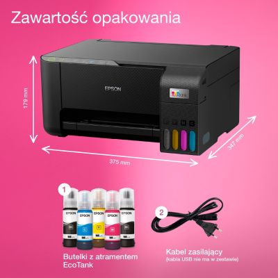11. Epson EcoTank L3270 WiFi Black Multifunction Printer