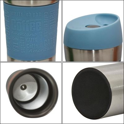 3. EXCELLENT HOUSEWARE THERMAL TRAVEL MUG 350ML BLUE