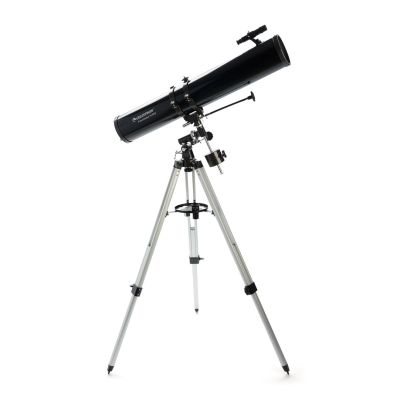 4. Celestron PowerSeeker 114EQ 45x Scope Black