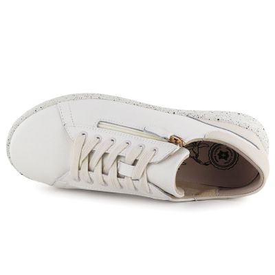 4. Women's beige leather high-heeled shoes Jezzi 138