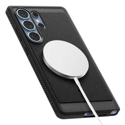 10. Spigen Rugged Armor Mag Case for Samsung Galaxy S25 Ultra - Black