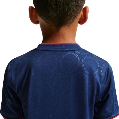 5. Nike FC Barcelona Third Kids' T-shirt Navy Blue II6713 498